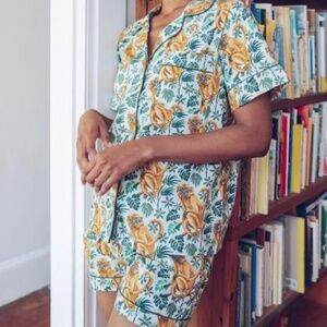 NWT Printfresh Short PJ Set in Lion Tamarin Size L